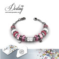 Destiny Jewellery Crystal From Swarovski Charm Beaded Bracelet